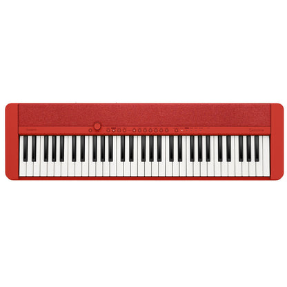 Casiotone CT-S1RD 61-Key Portable Keyboard with Bluetooth, 64 Note Polyphony, Multiple Tones, and Built-in Demo Songs