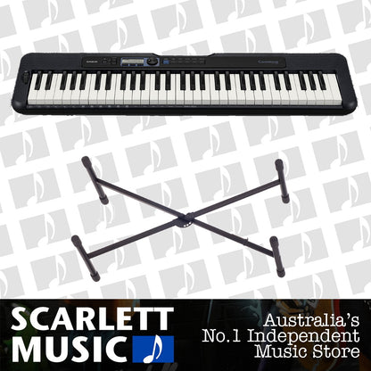Casio CasioTone CTS-300 61 Note Digital Keyboard w' Keyboard Stand — view 3