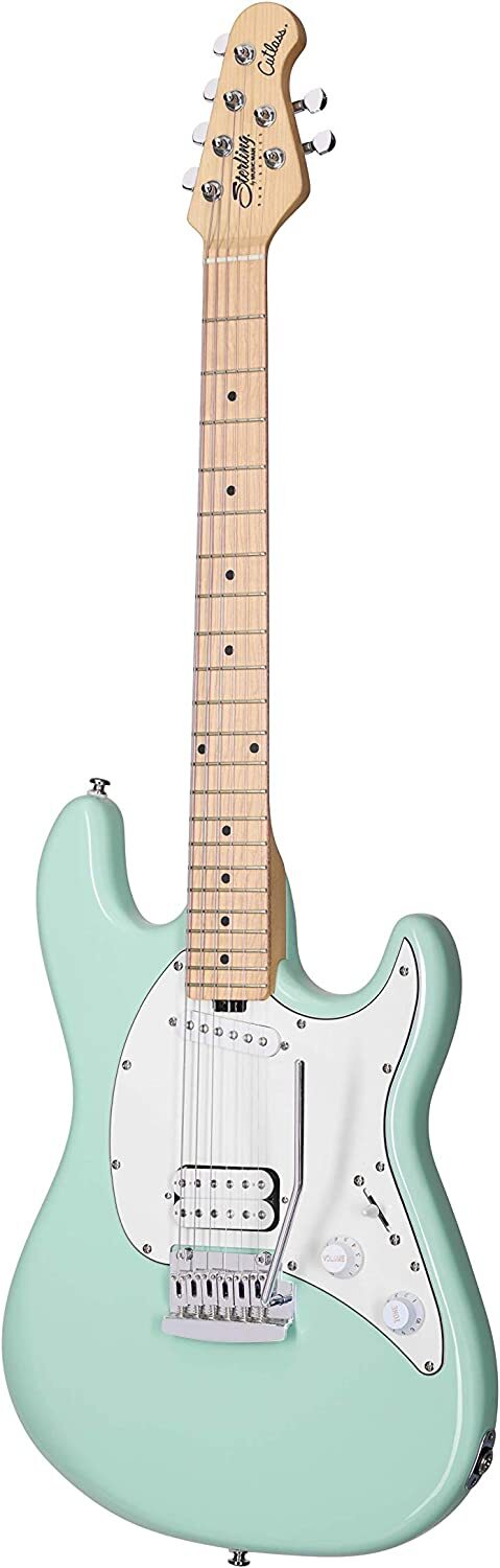 Sterling by Music Man S.U.B. Cutlass Short Scale CTSS30HS, Mint Green Electric Guitar — view 2