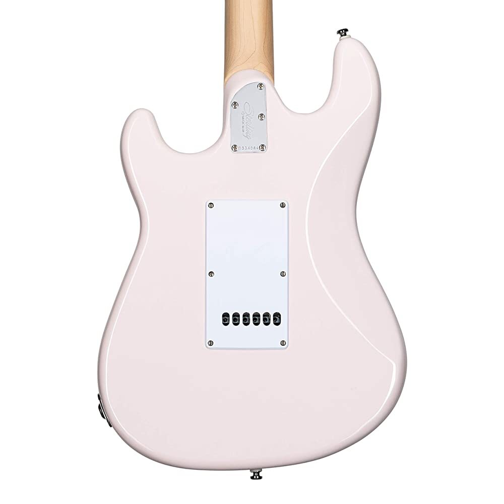 Sterling by Music Man S.U.B. Cutlass Short Scale CTSS30HS, Shell Pink Electric Guitar — view 3