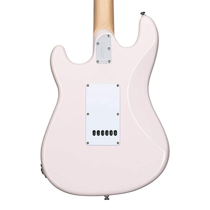 Sterling by Music Man S.U.B. Cutlass Short Scale CTSS30HS, Shell Pink Electric Guitar — view 3