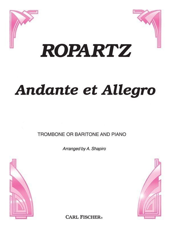 Ropartz - Andante Et Allegro Trombone/Piano Arr Shapiro (Carl Fischer)