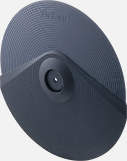 ROLAND CY-8 Dual Trigger Cymbal Pad 12" - Realistic Swing, Bow/Edge Triggering, Choke Functionality