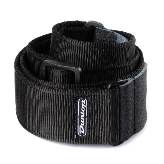 Jim Dunlop D-Line Black Guitar Strap 2 Inch Tough Nylon