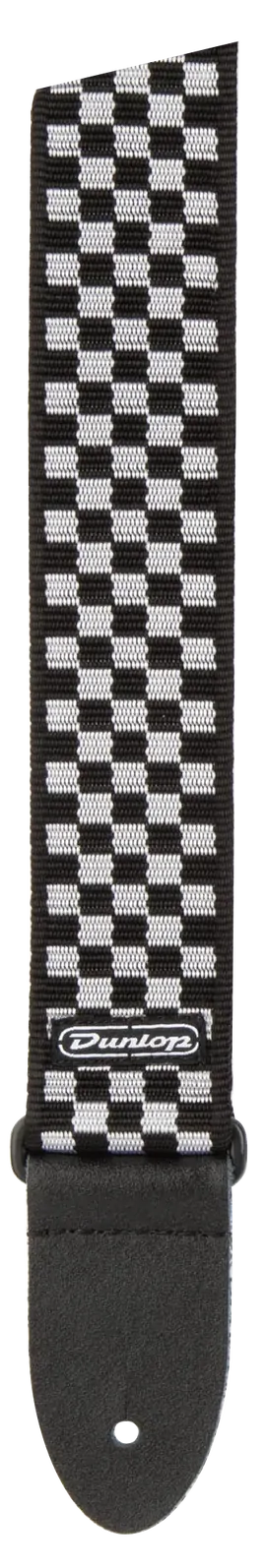 Jim Dunlop D-38 Series GTR Strap Black/White Checker