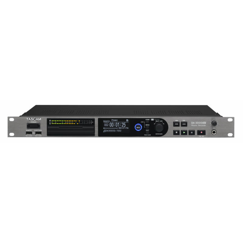 DA-3000SD 2-Channel Audio Recorder with SD Card Support and High-Definition A/D Conversion
