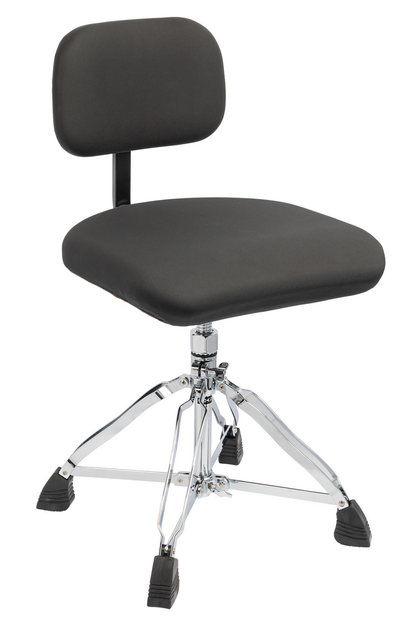 DXP Professional Drum Throne with Adjustable Backrest and Memory Lock