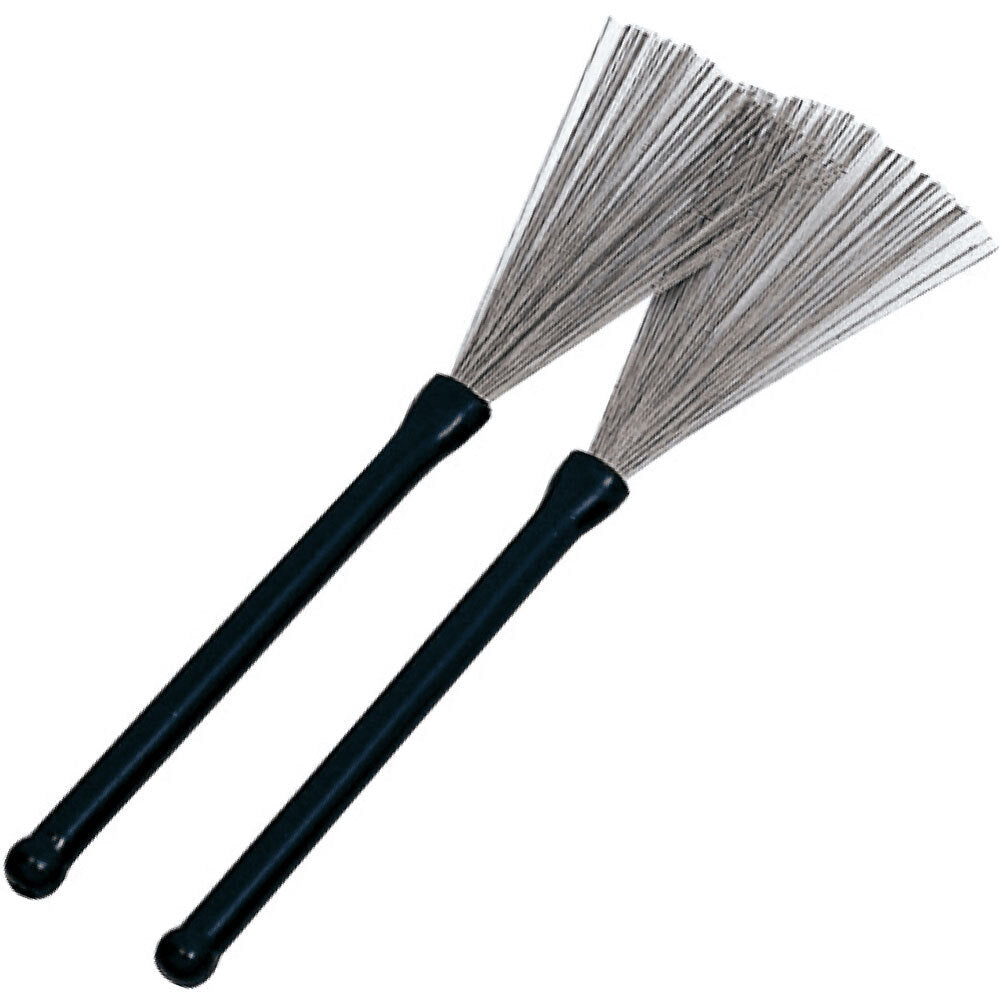 Peace Telescopic Retractable Wire Drum Brushes - Metal Bristles, Non-Slip Grip, Easy Storage, 1 Pair