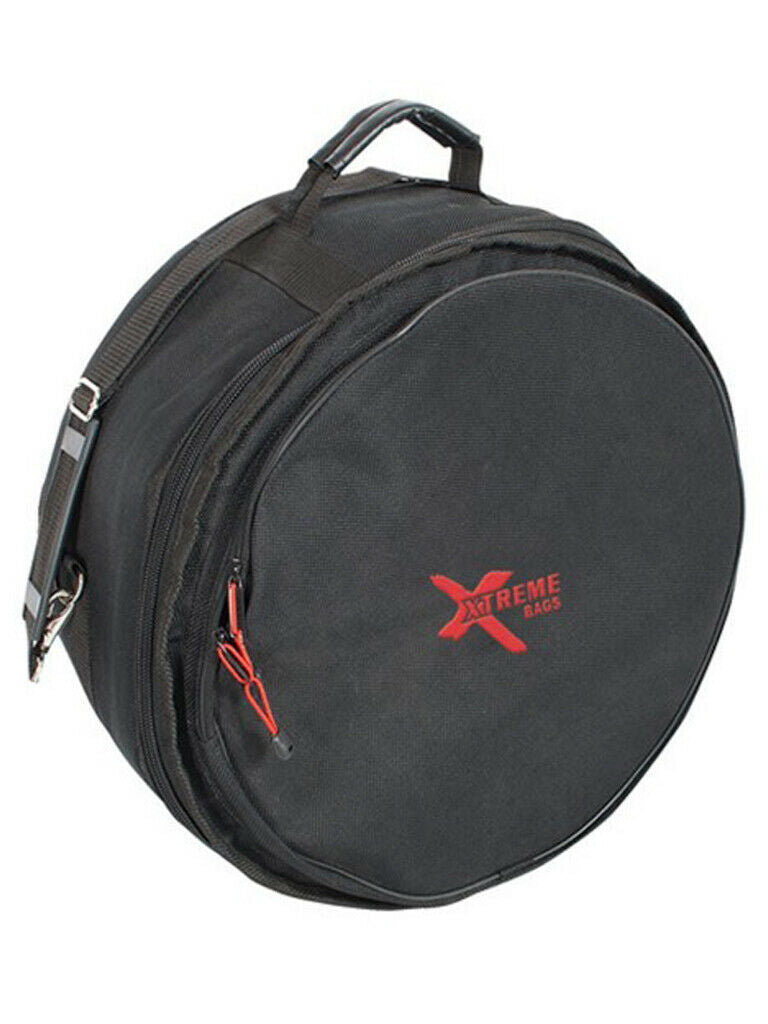 Xtreme 14 x 5 Inch Snare Drum Gig Bag Cymbal Pocket