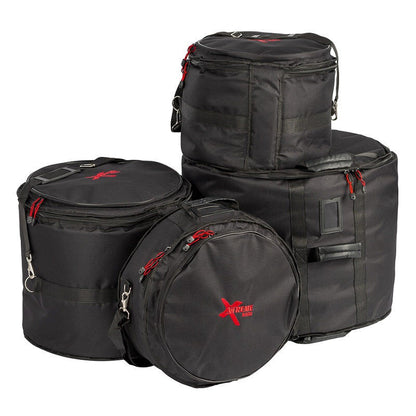 Xtreme 4 Piece 18" Jazz Drum Bag Set - 12T 14F 18B 14SN with Waterproof Nylon and Foam Padding — view 3