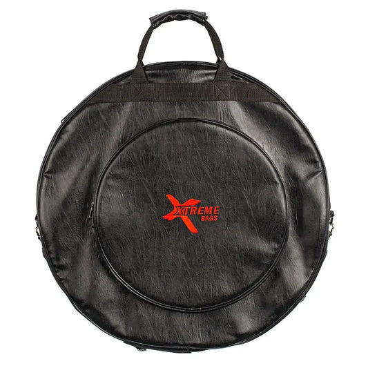 Xtreme PU Leather 22" Cymbal Bag with Side Pocket and Shoulder Straps