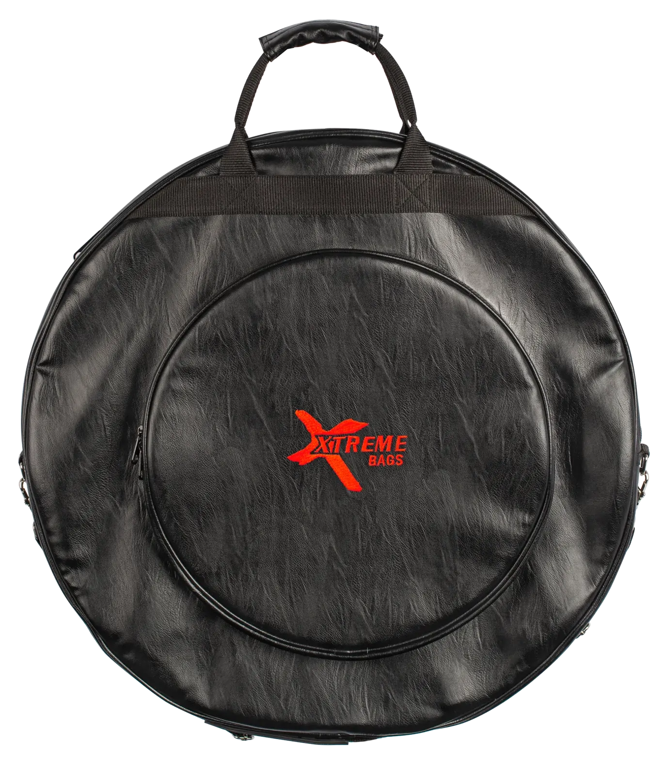 Xtreme PU Leather 22" Cymbal Bag with Side Pocket and Shoulder Straps — view 2