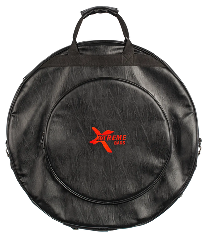 Xtreme PU Leather 22" Cymbal Bag with Side Pocket and Shoulder Straps — view 2