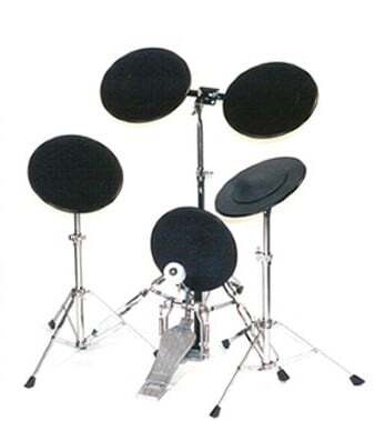 AMS DA756 Da756 Practice Drum Kit 5 Piece Rubber