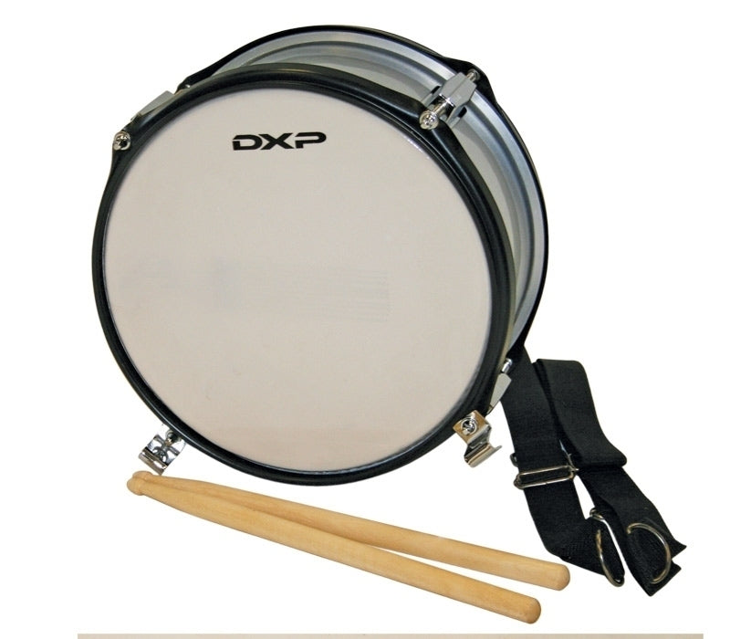 DXP 12 X 07" Marching Snare Drum Metallic Silver