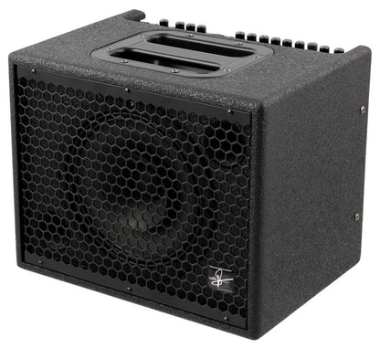 Udo Roesner "Da Capo 75" Acoustic Instrument Amplifier, 75 Watts, Black Finish, 2 Channels, 3-Band EQ, DI-Outs, Aux In, Headphone Out