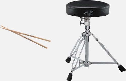 ROLAND DAP-2X V-Drums Hardware Pack - Includes Drumsticks & Double-Braced Throne for Comfort and Durability