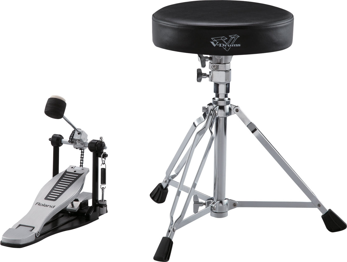 ROLAND DAP-3X V-Drums Accessory Package - Complete Kit with Drumsticks, Kick Pedal & Drum Throne for Entry-Level Drummers — view 2