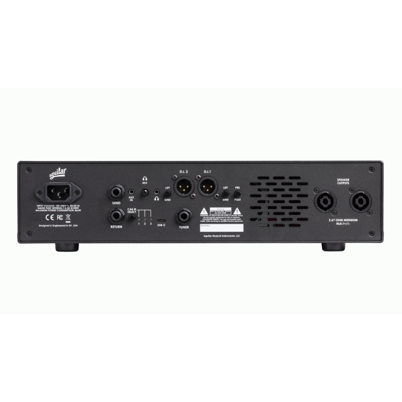 Aguilar DB 700 Watt Head with Tube-Driven Tone — view 2