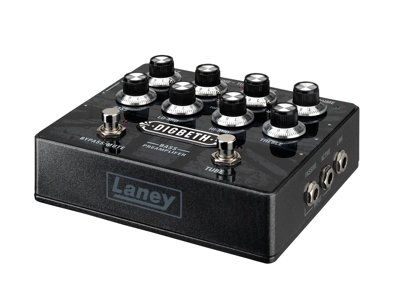 Laney Digbeth Bass Preamplifier with Tube and FET Simulation — view 2