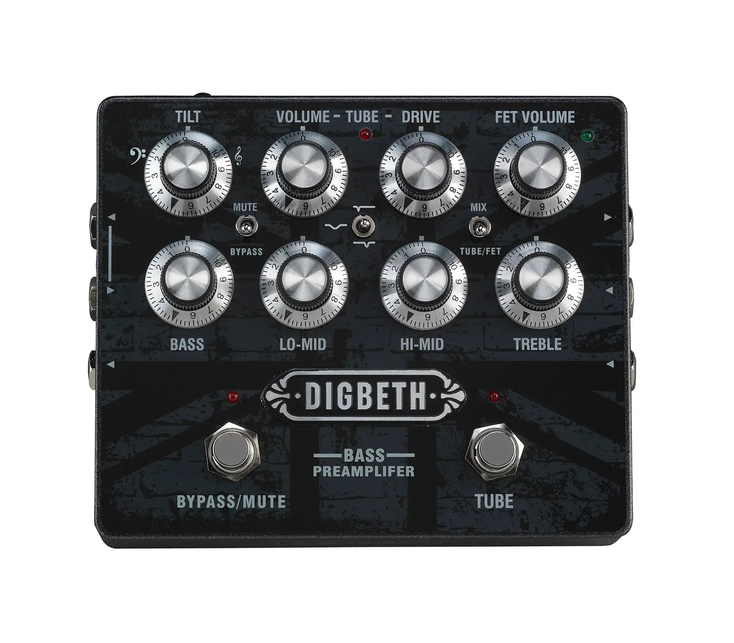 Laney Digbeth Bass Preamplifier with Tube and FET Simulation — view 3