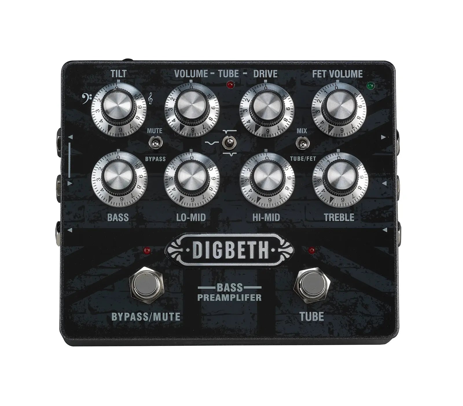 Laney Digbeth Bass Preamplifier with Tube and FET Simulation — view 3
