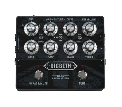 Laney Digbeth Bass Preamplifier with Tube and FET Simulation — view 3