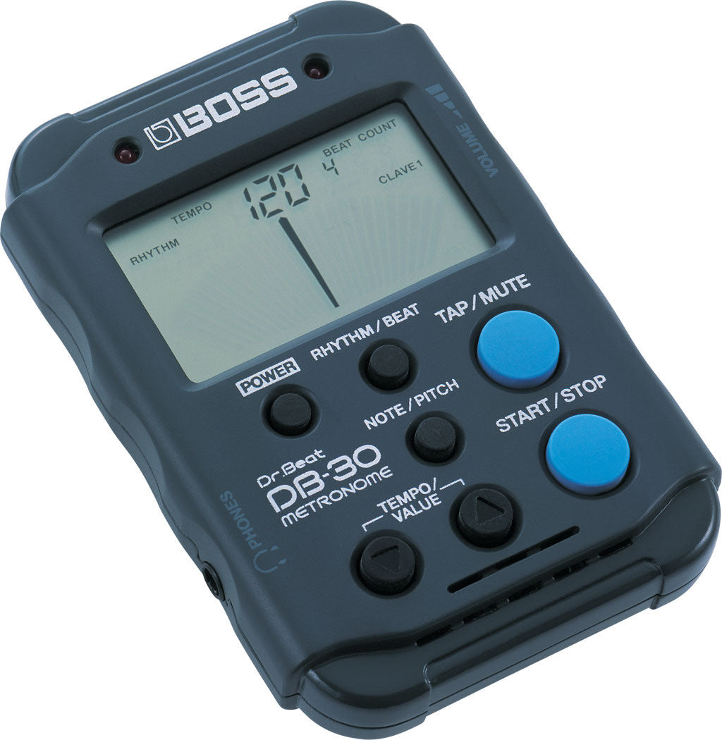BOSS DB-30 Portable Metronome with Rhythm Patterns and Time Feels - Compact and Reliable Music Practice Tool — view 3