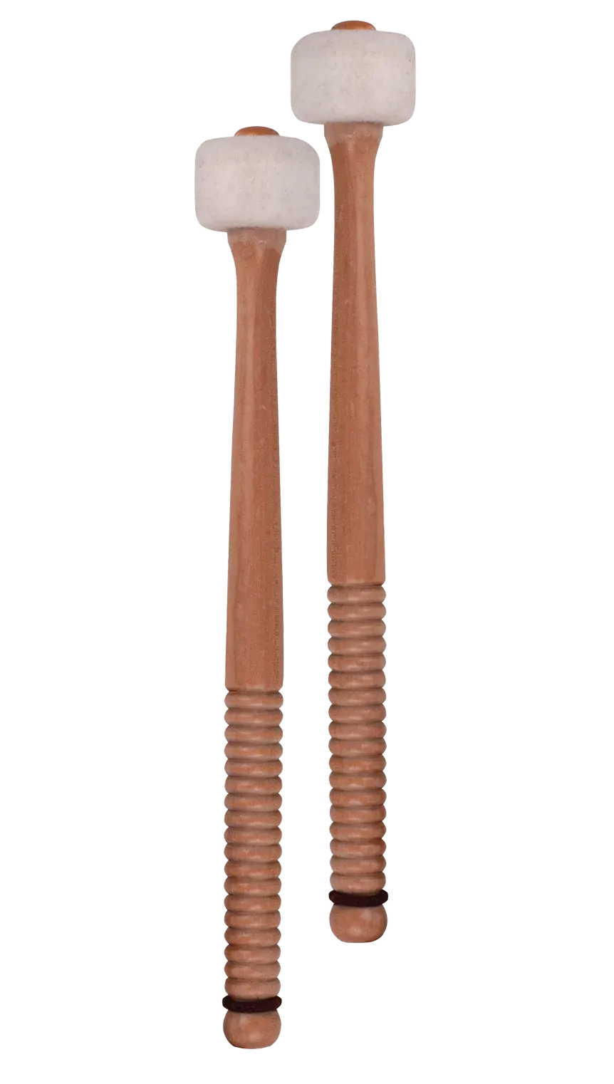 Powerbeat DB493 12 Inch Tenor Drum Mallets with 1.5 Inch Felt Heads