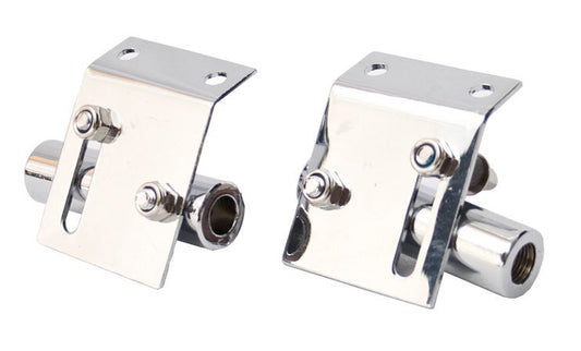 AMS MARCHING Drum Bracket Pair Chrome Tilt Adjust