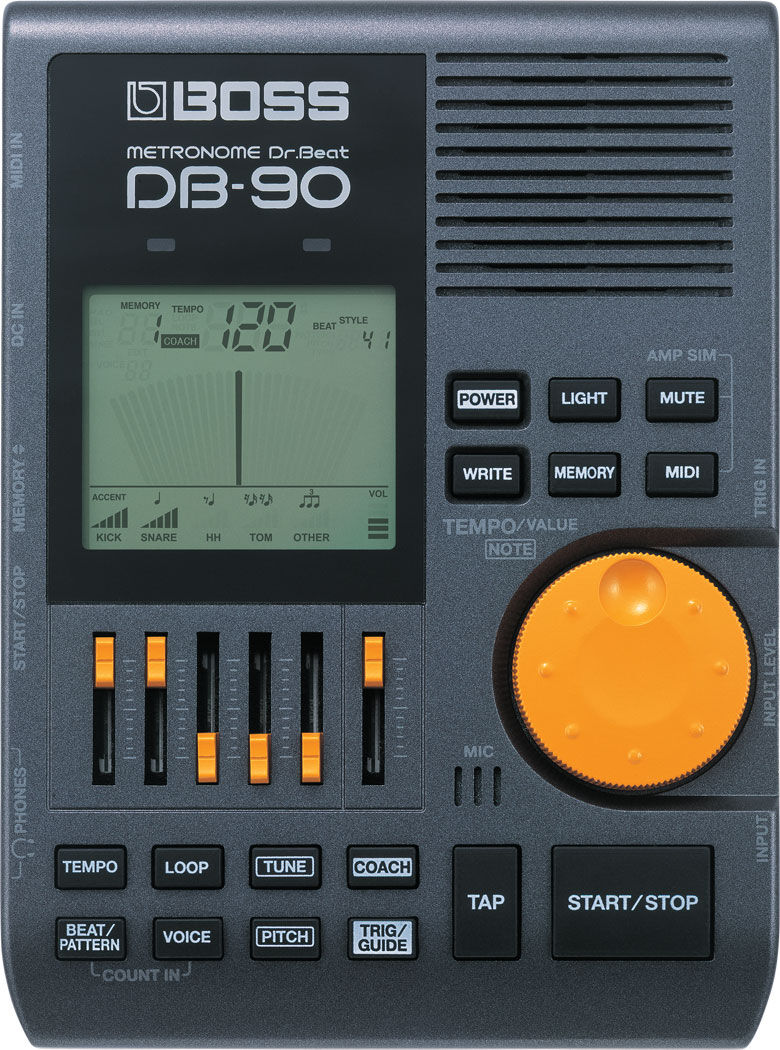 BOSS DB-90 Dr. Beat Metronome with Rhythm Coach, Reference Tone, and Onboard Mic for Enhanced Practice Sessions — view 2