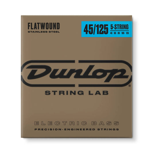 Jim Dunlop Dunlop 45-125 Flatwound 5-String Bass Guitar String Set