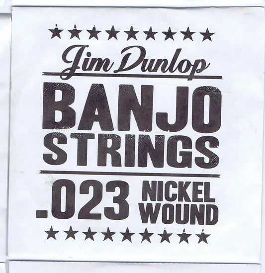 Jim Dunlop Dunlop .023 Gauge Nickel Wound Banjo String with Loop End