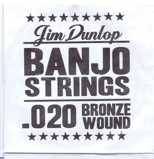 Jim Dunlop Dunlop .020 Banjo Single String Phosphor Bronze Loop End