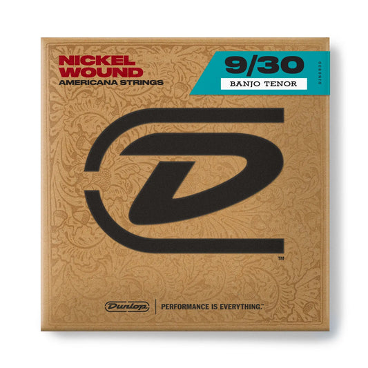 Jim Dunlop DBN4 Tenor Banjo Strings Set 09/30 Nickel Wound