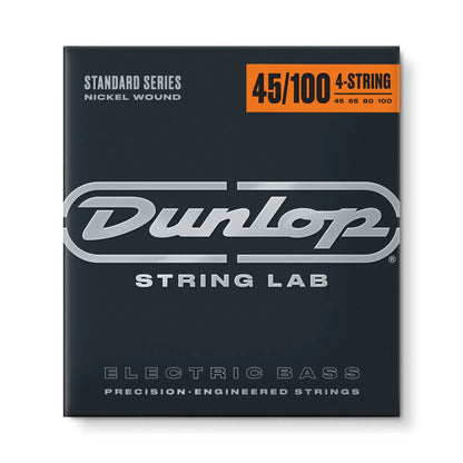 Jim Dunlop DBN45100 Nickel Plated Bass Guitar String Set 45-100 Medium Light Long Scale