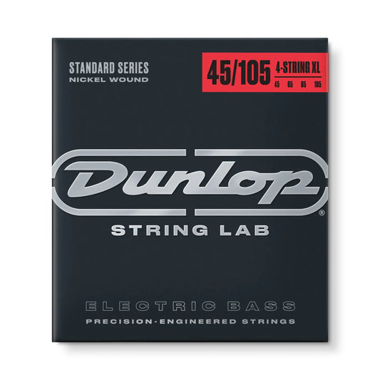 Jim Dunlop Dunlop 45-105 Extra Long Scale Nickel Round Wound 4-String Bass Guitar String Set