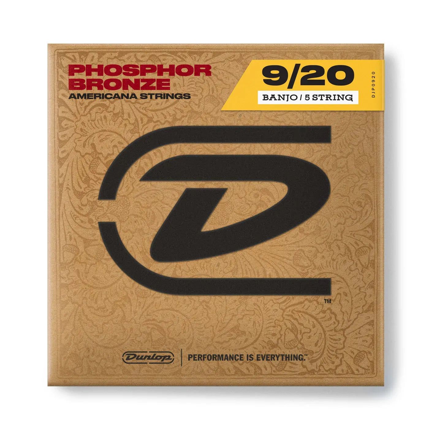 Jim Dunlop DBP9 Americana 5-String Banjo Strings Phosphor Bronze Light Gauge