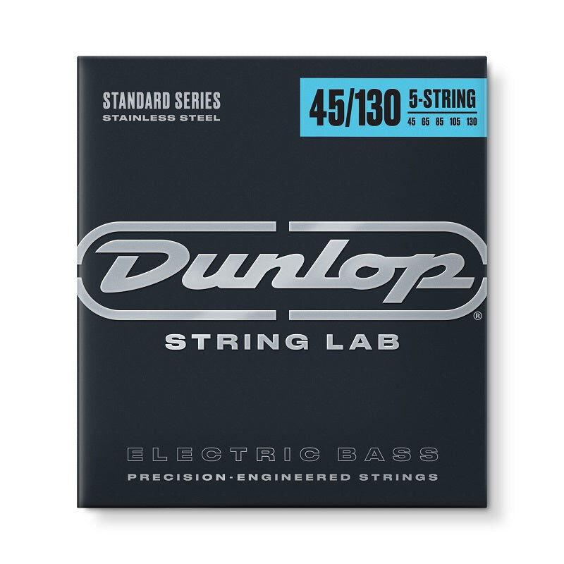 Dunlop Bass Guitar Stainless Round Wound 5-String Set Medium Tapered B 45-130 — view 4