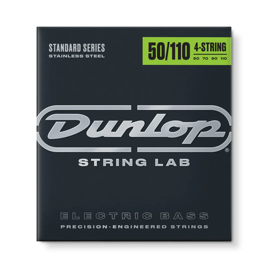 Jim Dunlop DBS50110 Stainless Steel Heavy Long Scale Bass Guitar String Set .050-.110