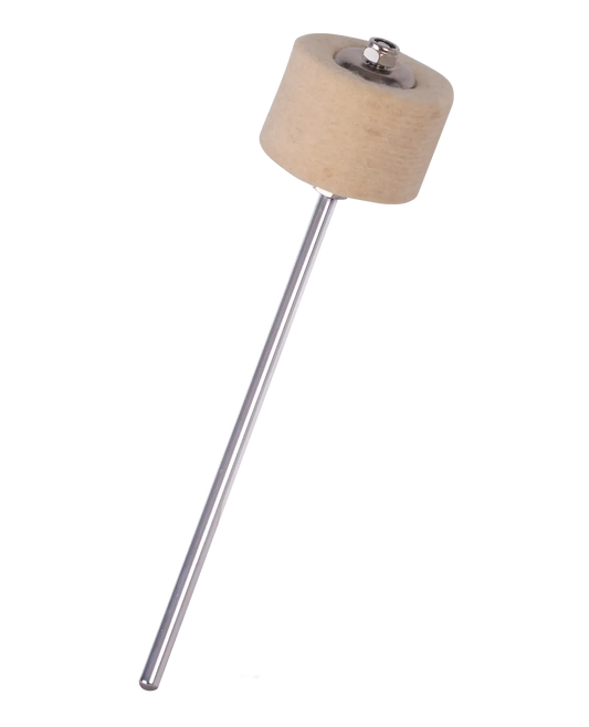 CPK DBT252 Drum Pedal Beater with White Felt Head and Chrome Steel Shaft