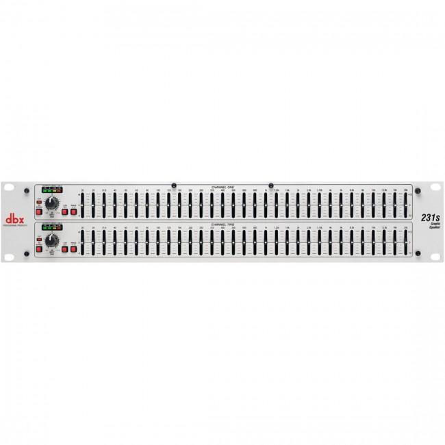 DBX 231S Dual 31 Band Graphic EQ PA Equaliser Rack