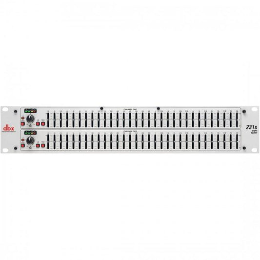 DBX 231S Dual 31 Band Graphic EQ PA Equaliser Rack