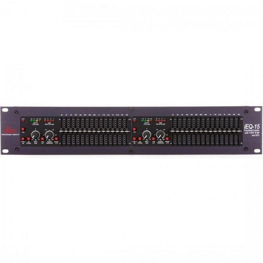 DBX IEQ15 Dual 15 Band Graphic Eq W/afs