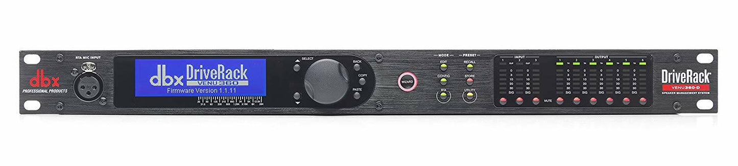 DBX VENU360 Drive Rack Complete Loudspeaker Management System