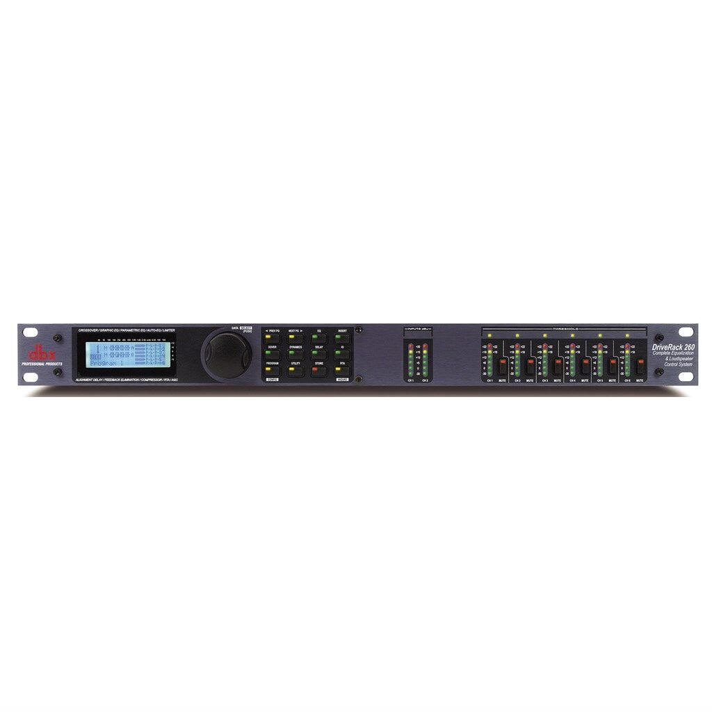dbx 260 DriveRack Loudspeaker Management System - Professional Audio Control for Tours & Installations, High-End Sound Quality