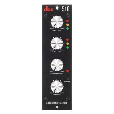 DBX 510 Subharmonic Synthesizer - 500 Series, Waveform Modeled Bass Enhancer for DJ, Theatre, Music Recording, Live Performance