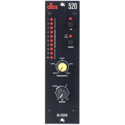 DBX 520 De-Esser - 500 Series Module for Vocal Clarity & Sibilance Control