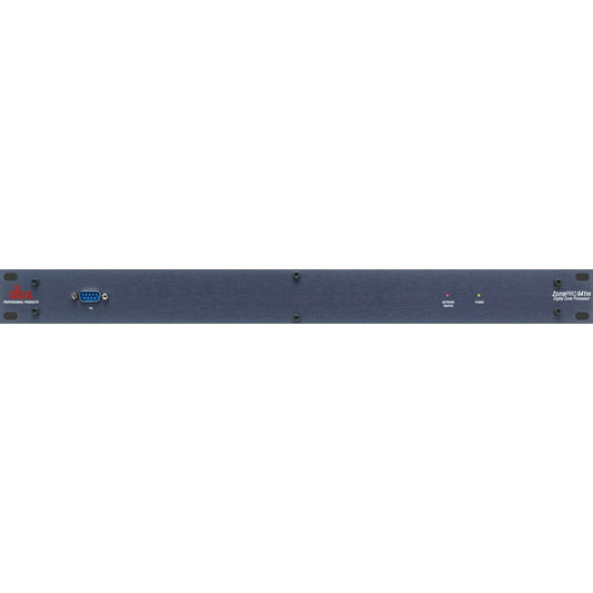 DBX 640M 6X4 Digital Zone Processor with 6 Inputs, 4 Outputs, Mic Gain Control, Fixed I/O, and Configurable Processing