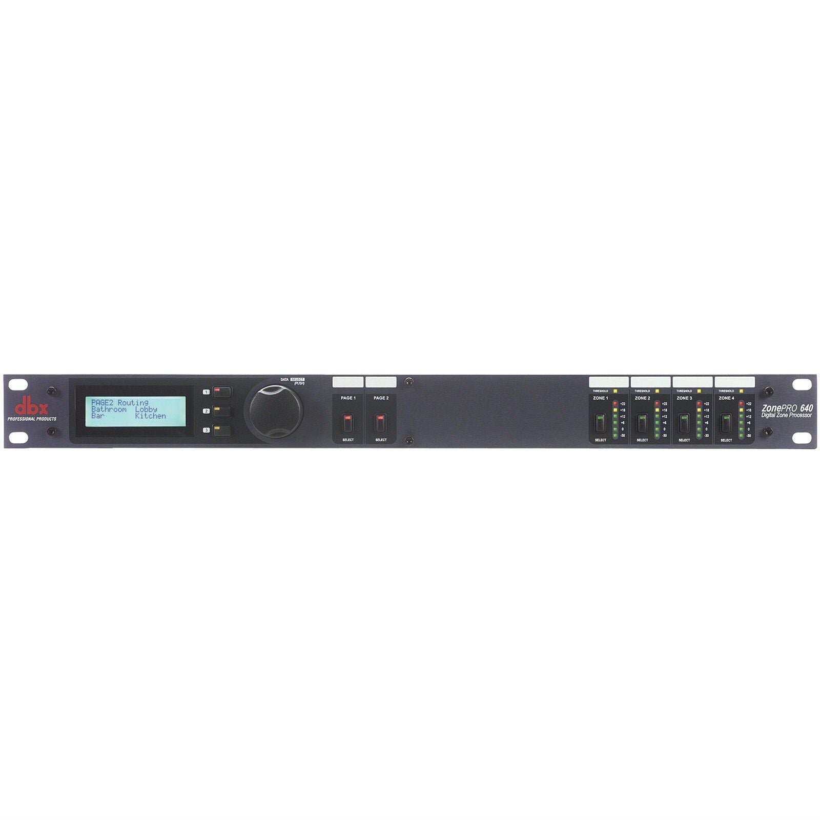 DBX ZonePRO 640 6x4 Digital Zone Processor - Flexible DSP, 6 Inputs, 4 Outputs, Euroblock & RCA Connectors for Commercial Audio